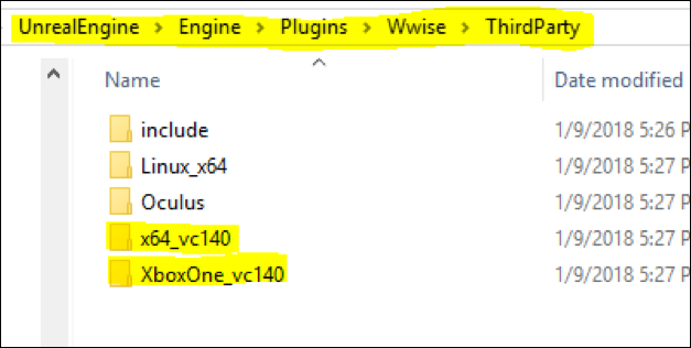 Example Unreal Wwise Integration Dolby Games